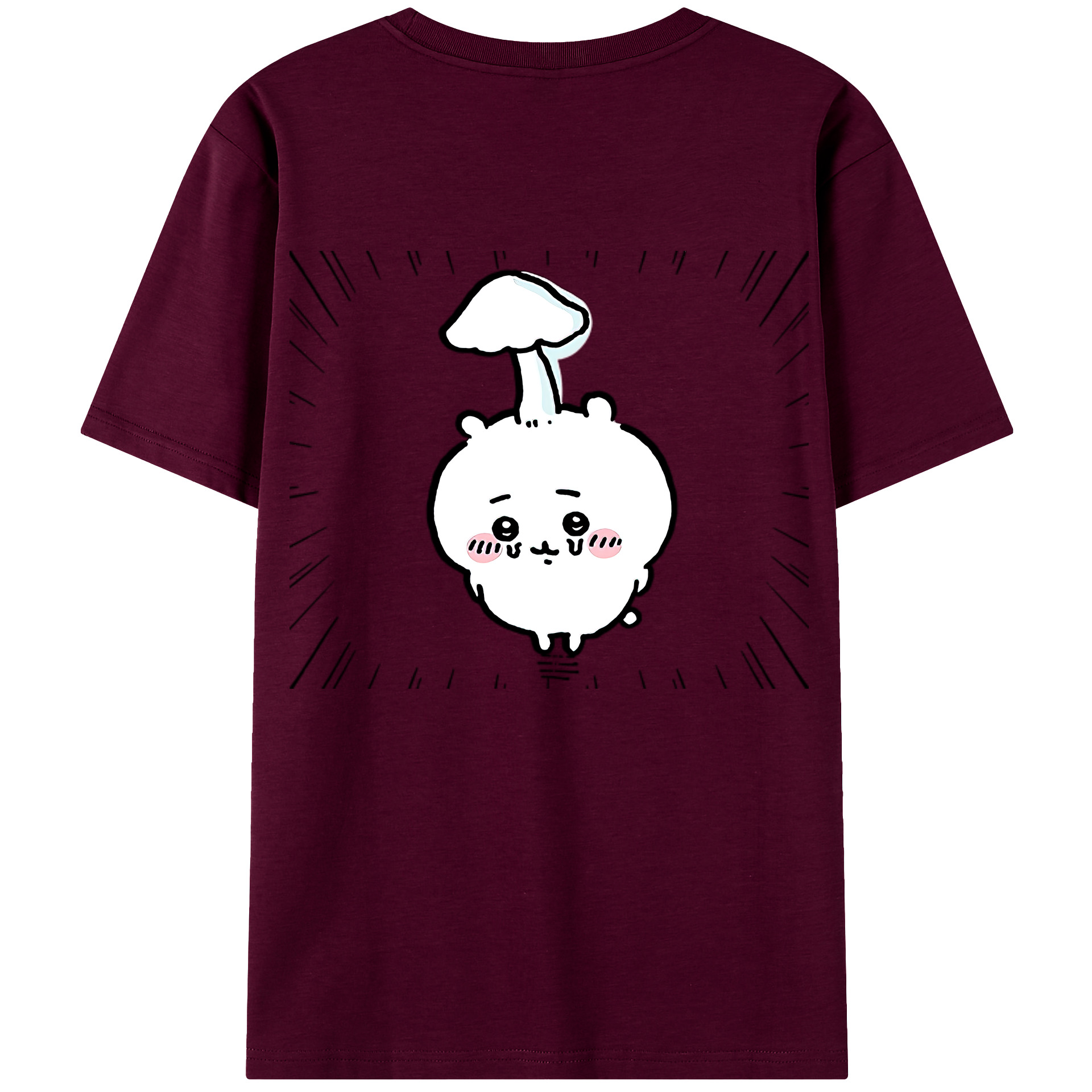 （画像用） ちいかわ ちいかわ Chii-kawa chiikawa レディース半袖Tシャツ(バックプリント)